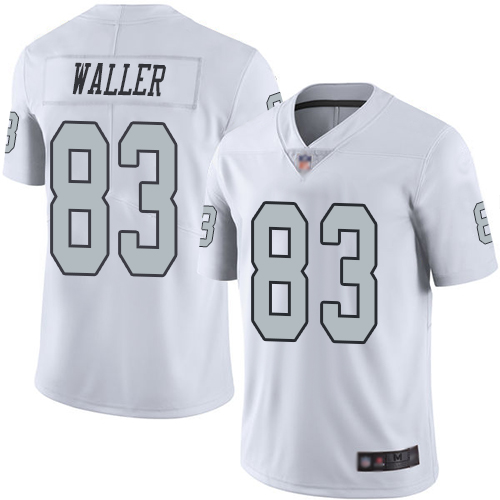 Men Oakland Raiders Limited White Darren Waller Jersey NFL Football 83 Rush Vapor Untouchable Jersey